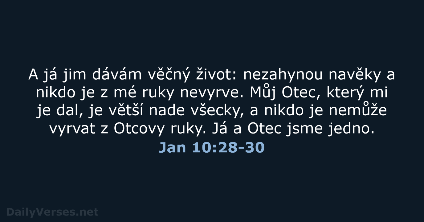 Jan 10:28-30 - ČEP