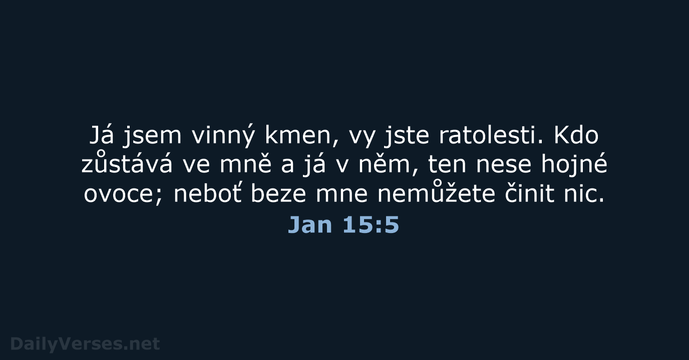 Jan 15:5 - ČEP
