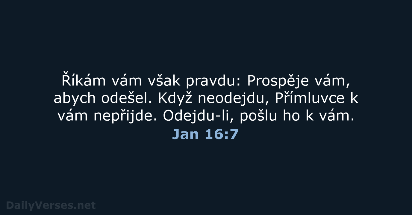 Jan 16:7 - ČEP