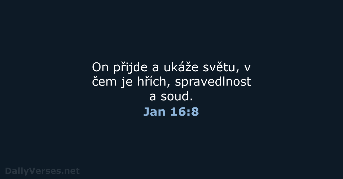Jan 16:8 - ČEP