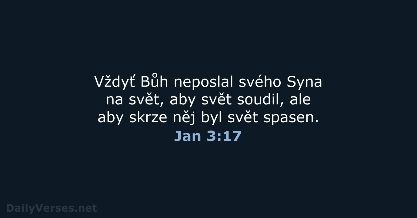 Jan 3:17 - ČEP