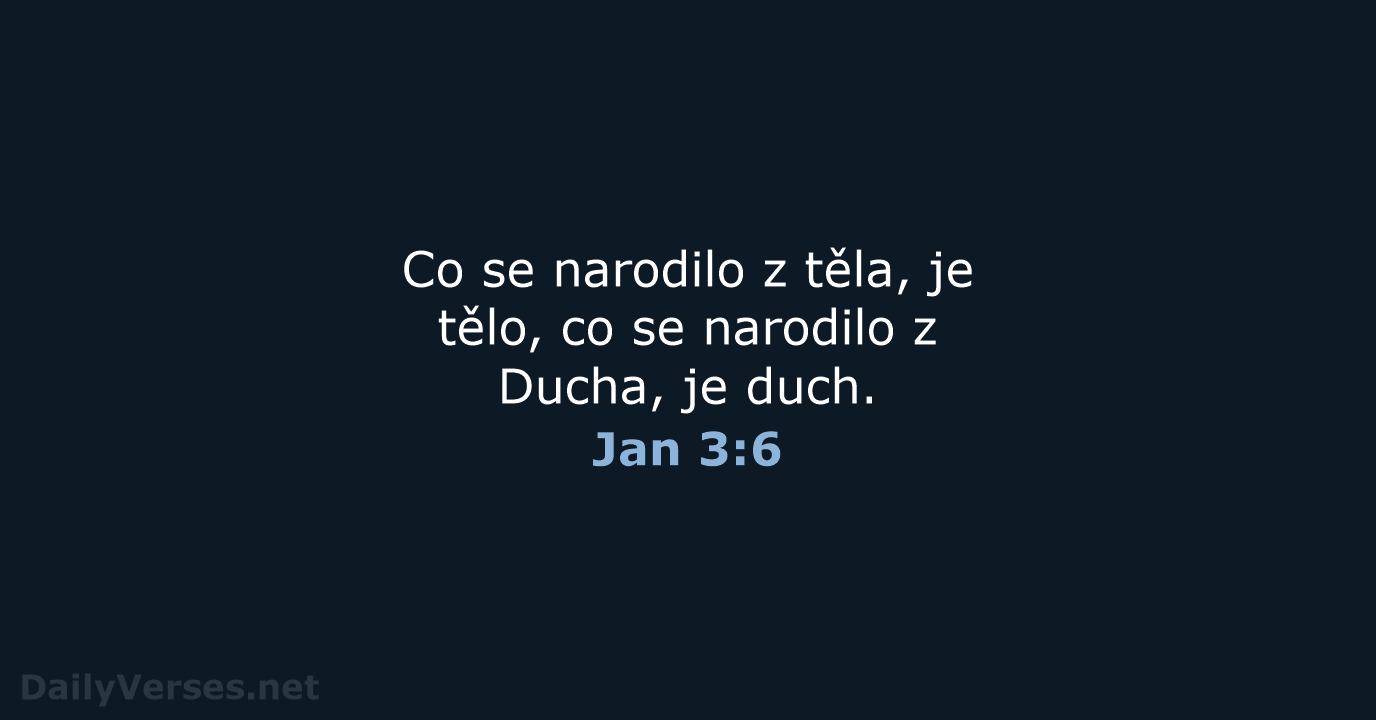 Jan 3:6 - ČEP