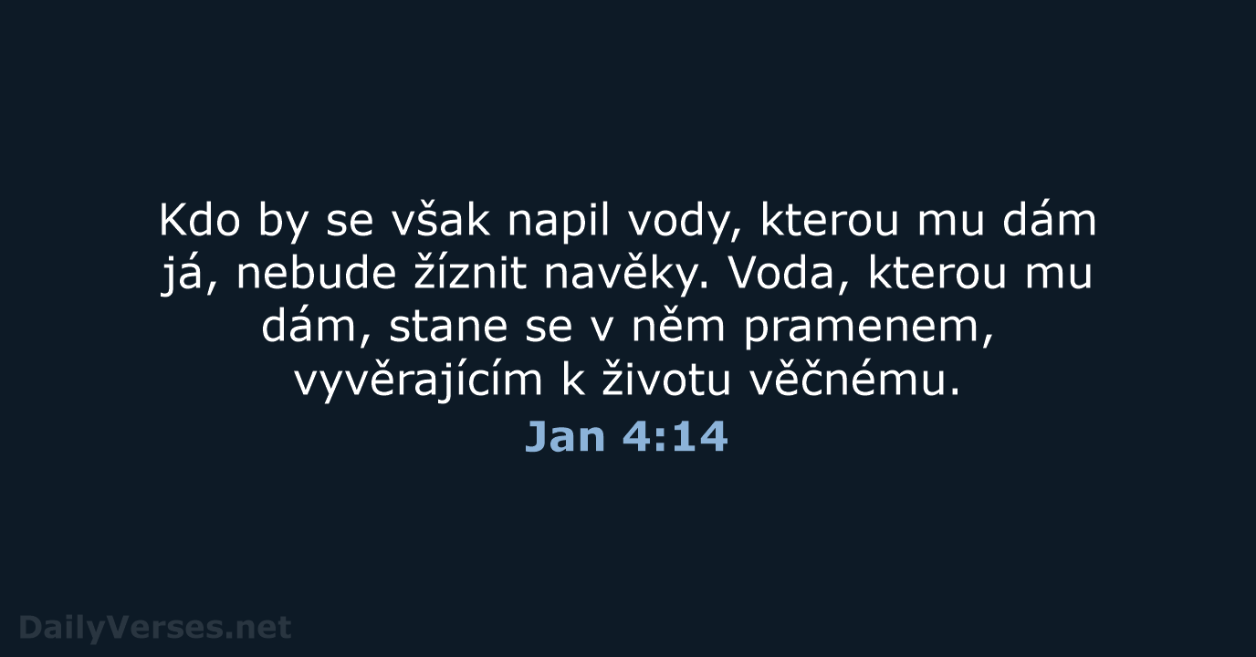 Jan 4:14 - ČEP