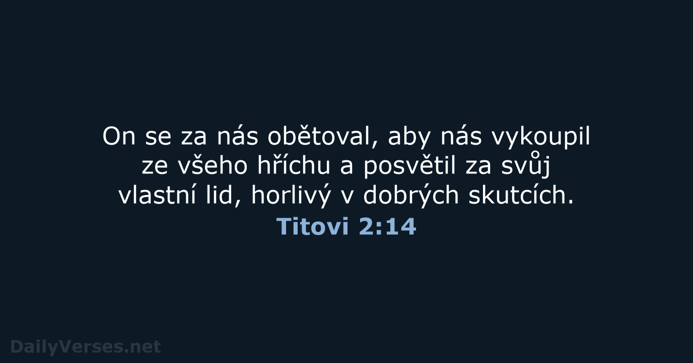 Titovi 2:14 - ČEP