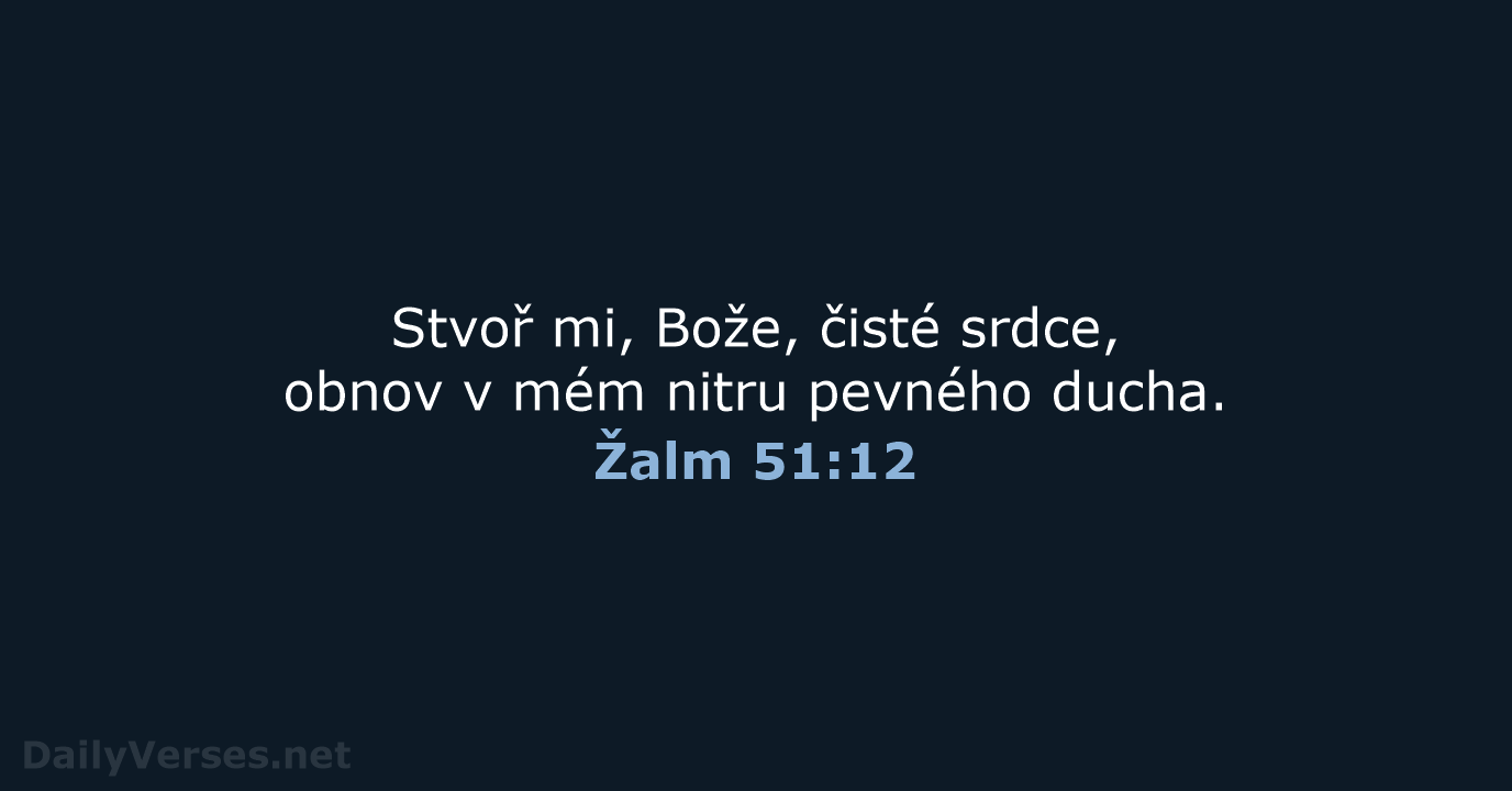 Žalm 51:12 - ČEP