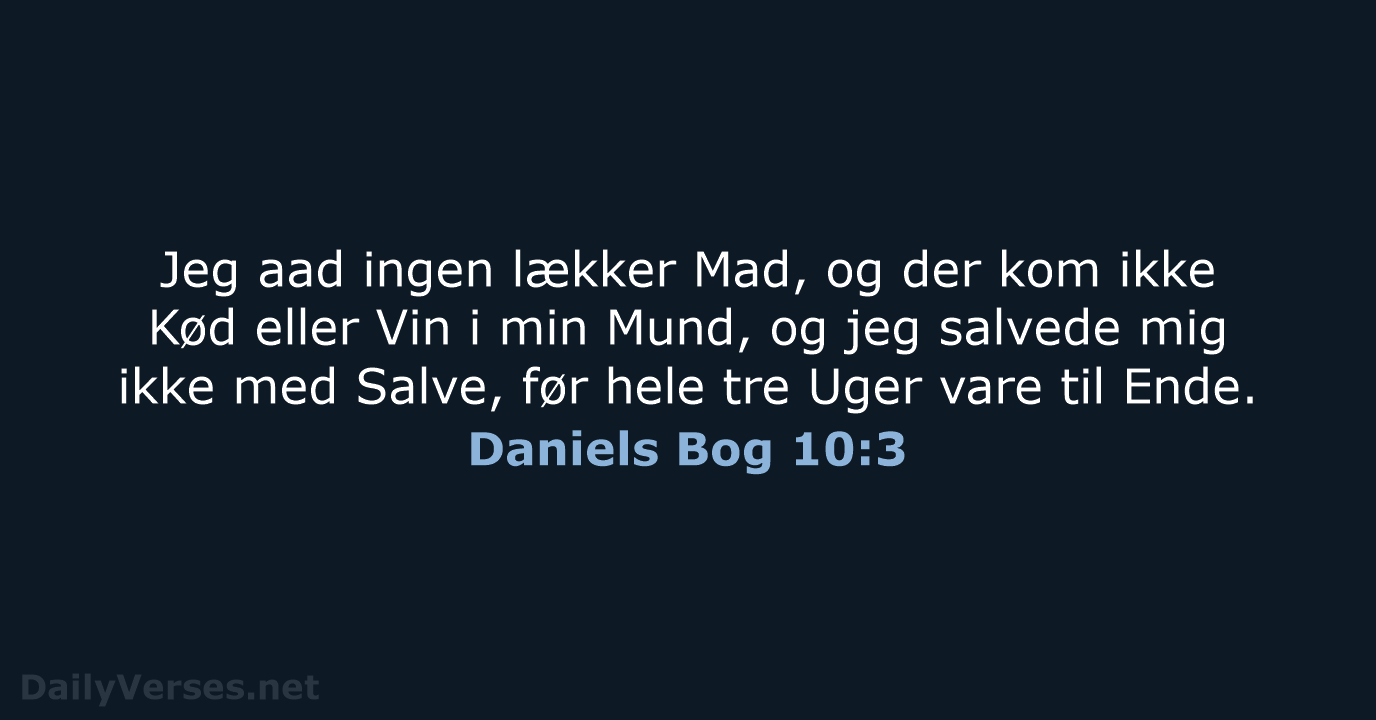 Daniels Bog 10:3 - DA1871
