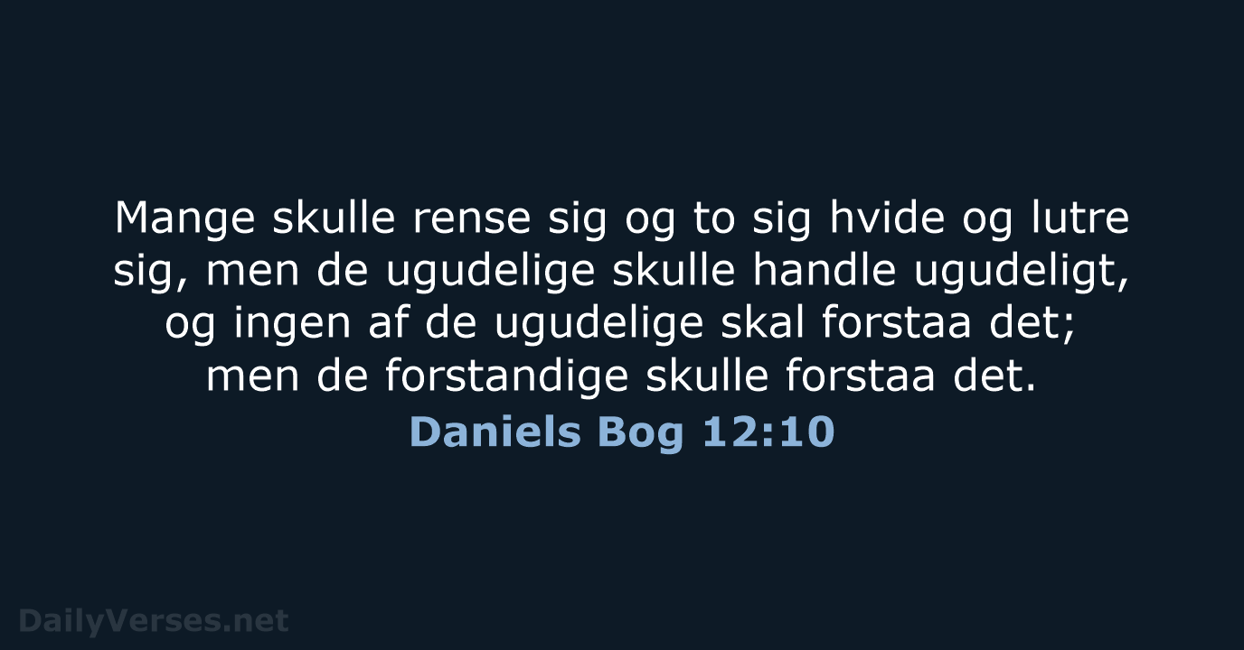 Daniels Bog 12:10 - DA1871
