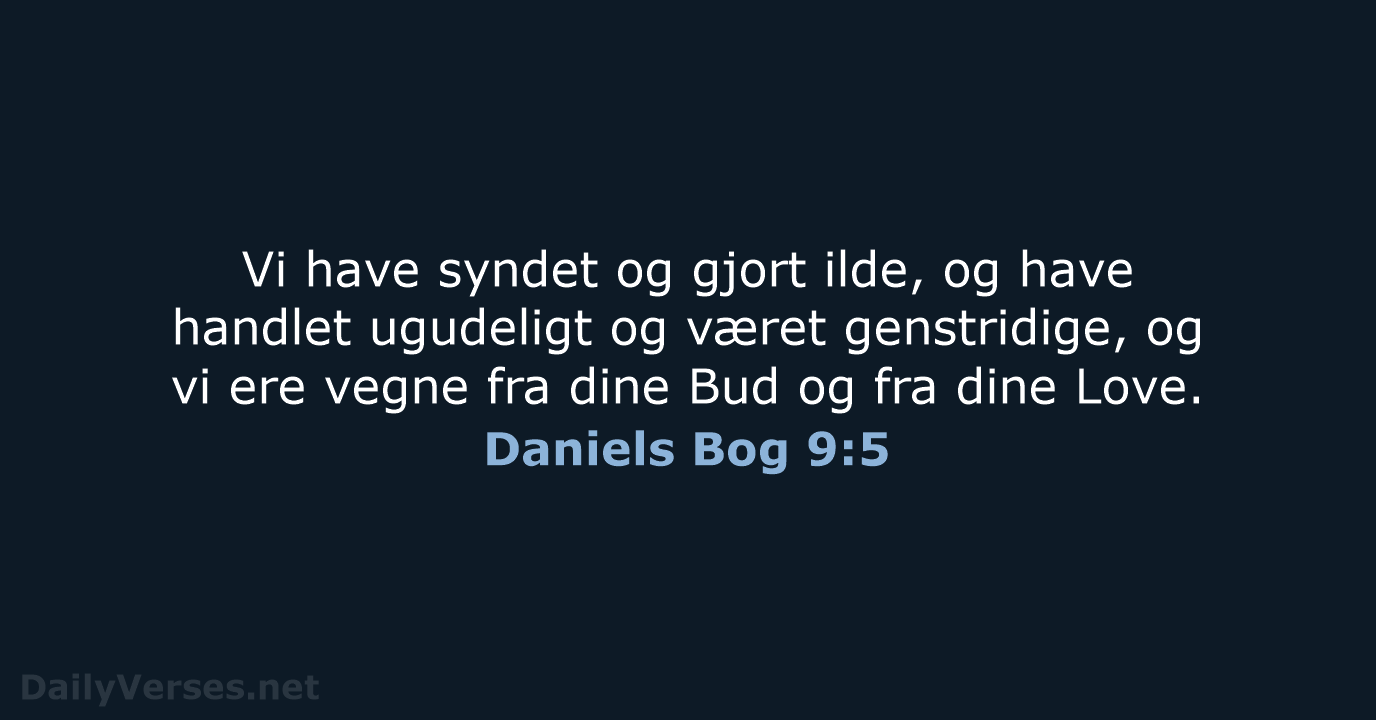 Daniels Bog 9:5 - DA1871