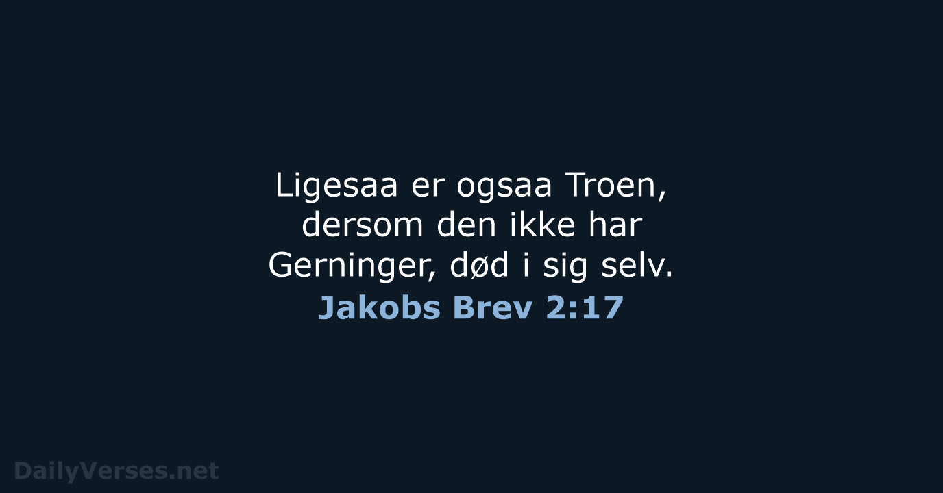 Jakobs Brev 2:17 - DA1871