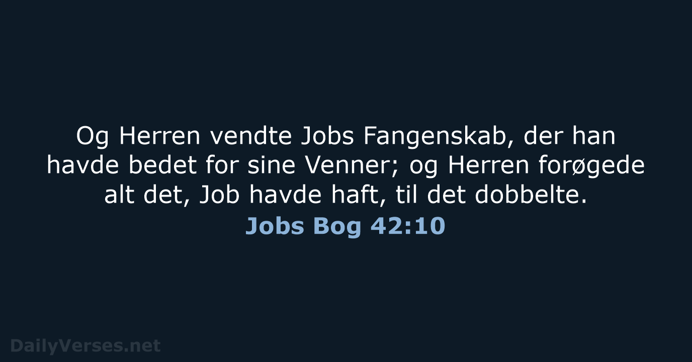 Jobs Bog 42:10 - DA1871