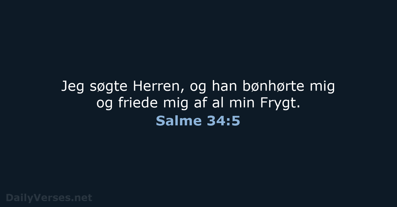 Salme 34:5 - DA1871