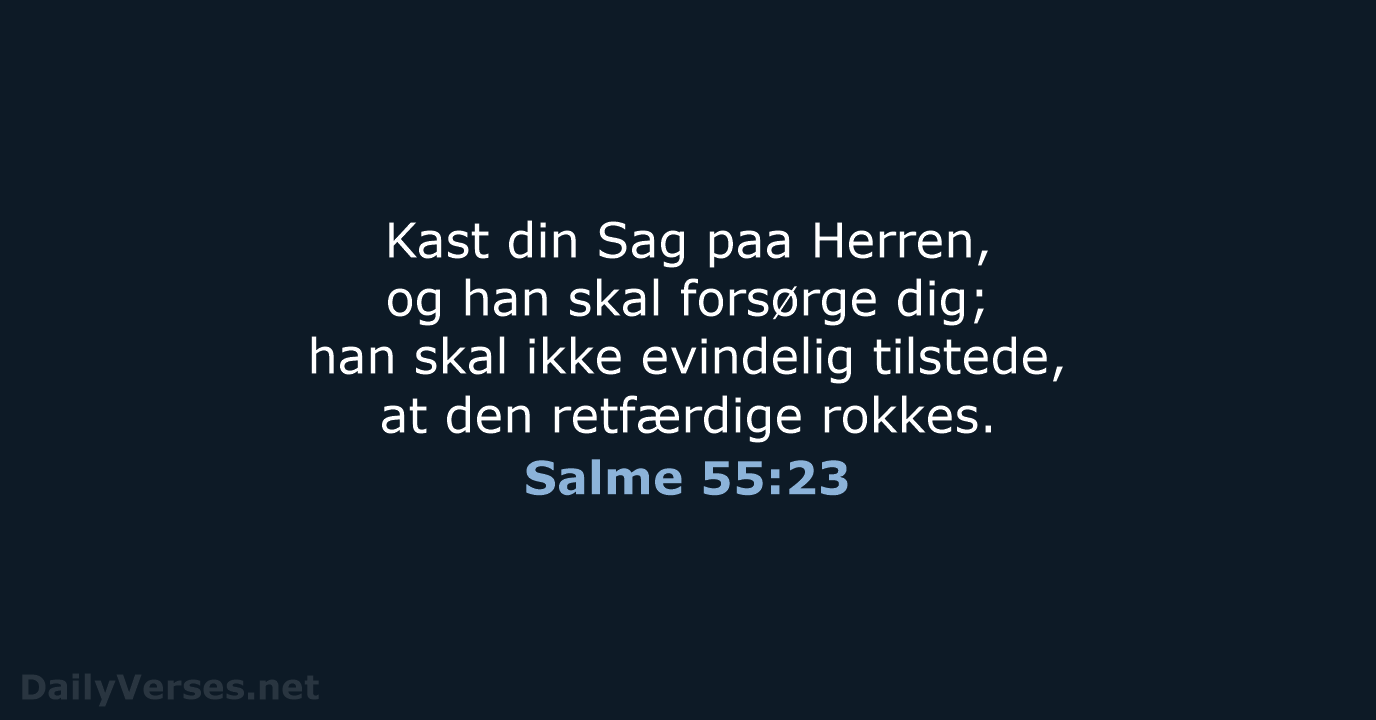 Salme 55:23 - DA1871