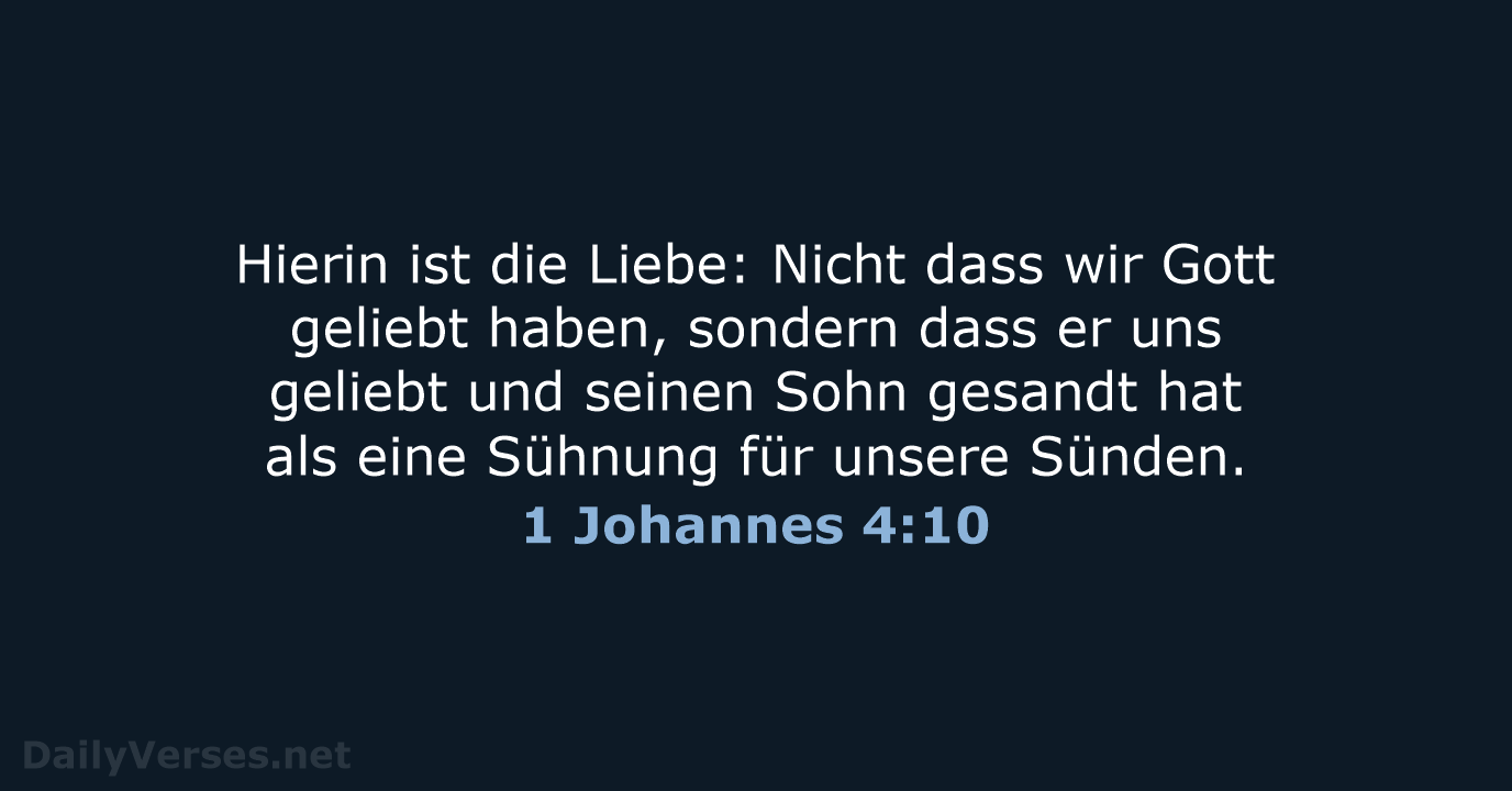 1 Johannes 4:10 - ELB