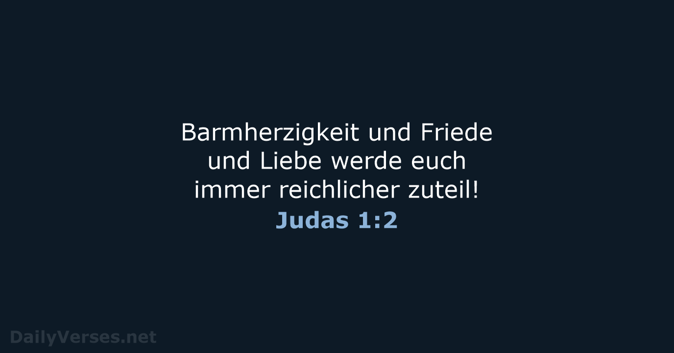 Judas 1:2 - ELB
