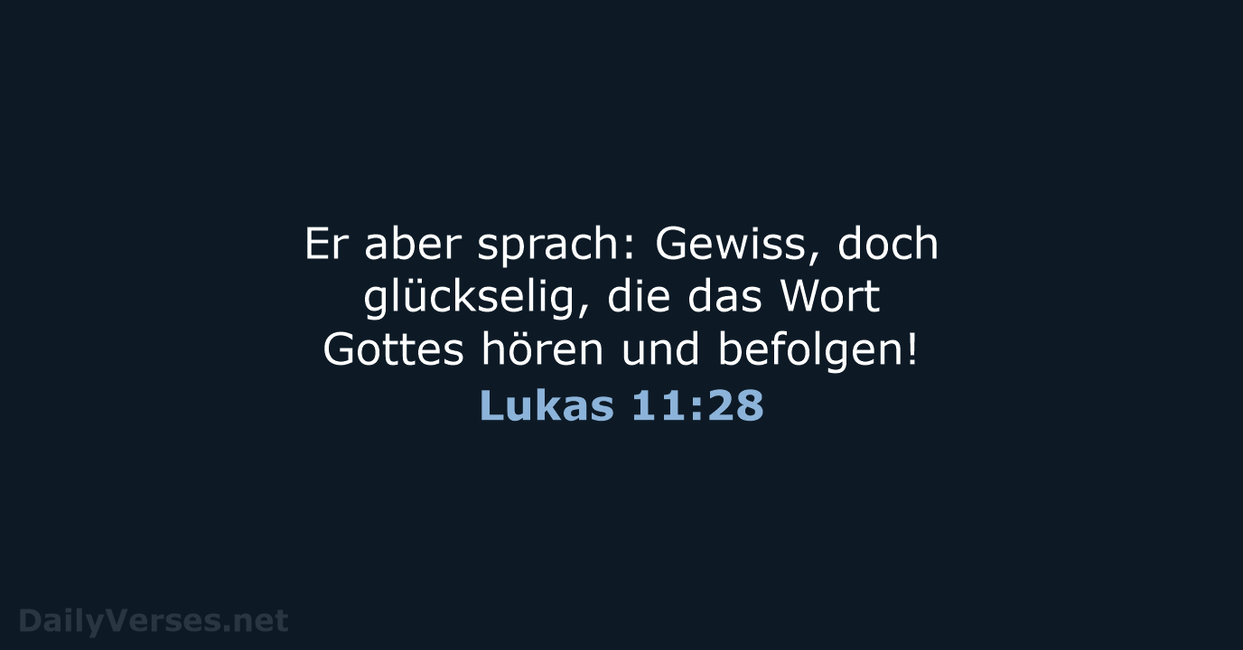 Lukas 11:28 - ELB