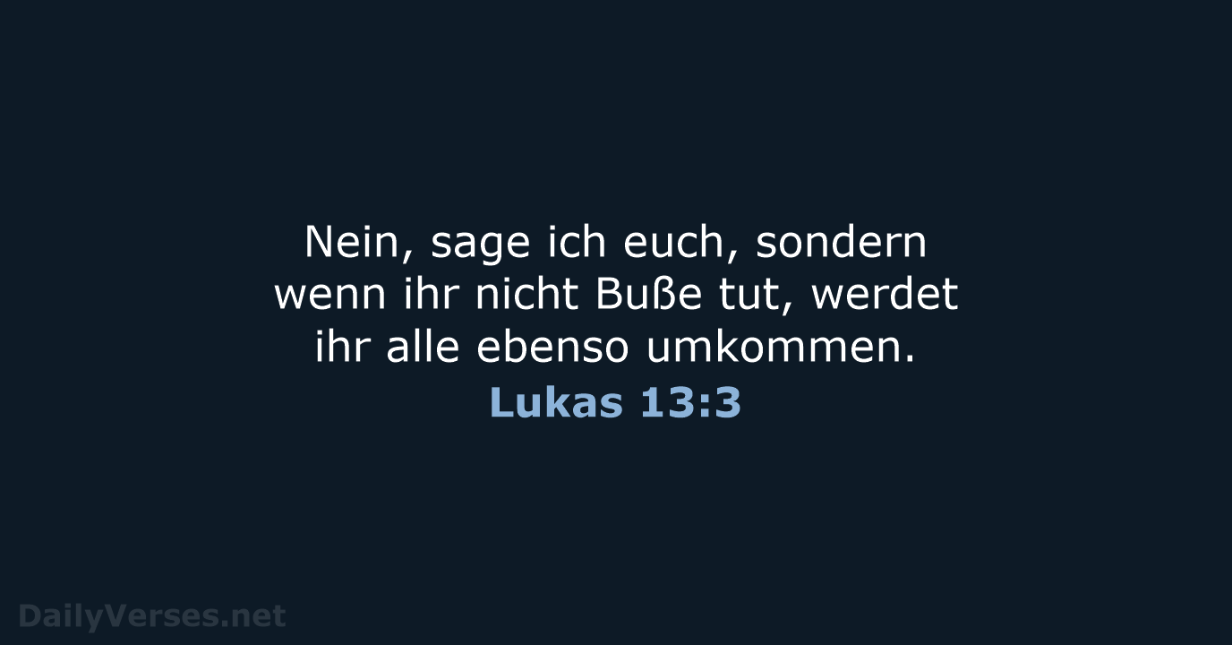 Lukas 13:3 - ELB