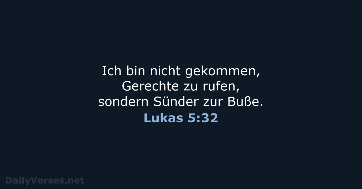 Lukas 5:32 - ELB