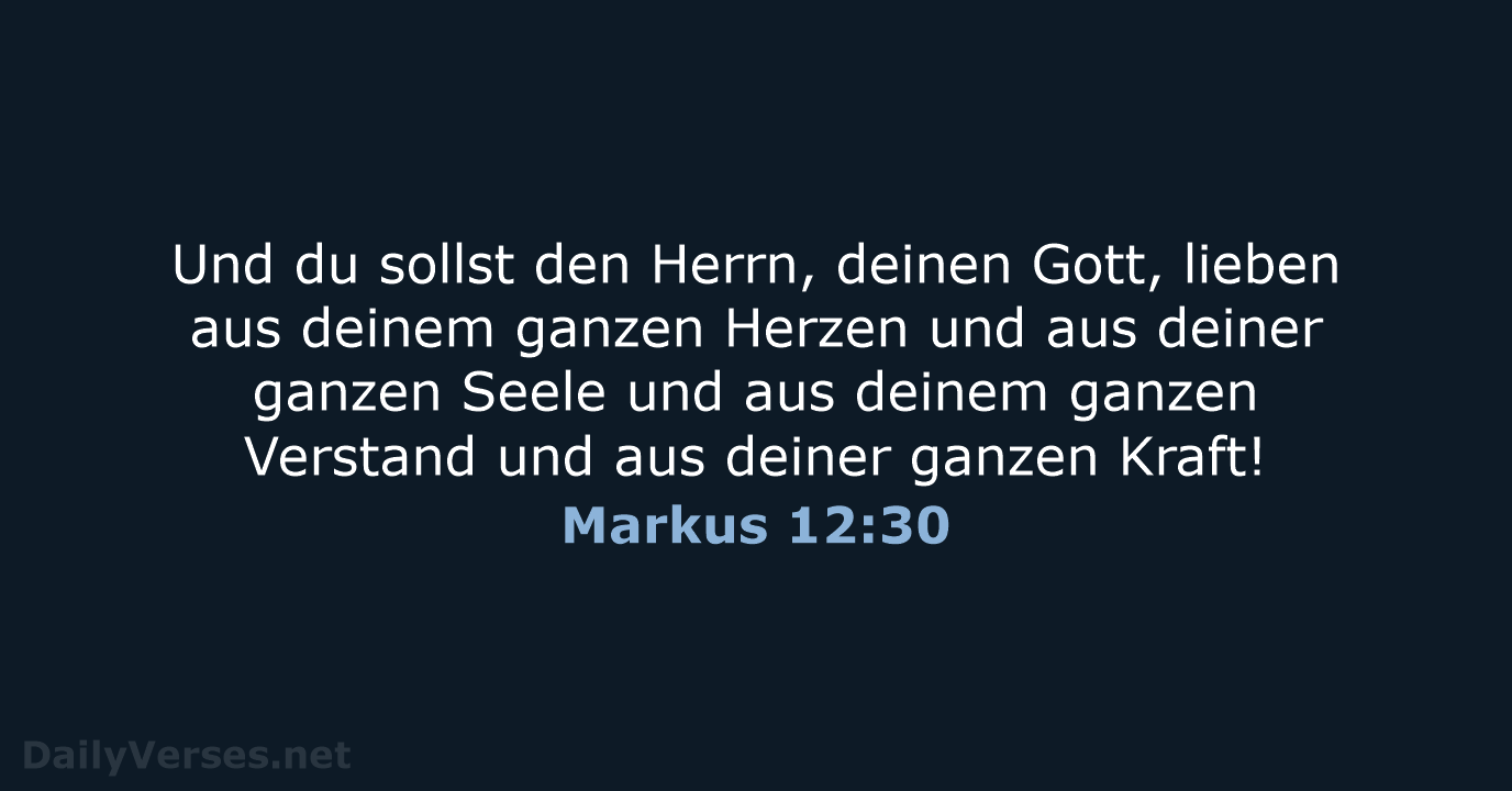 Markus 12:30 - ELB