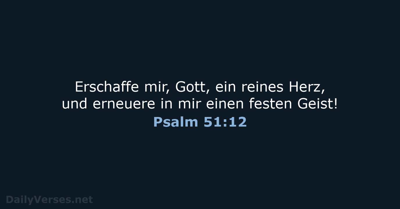 Psalm 51:12 - ELB
