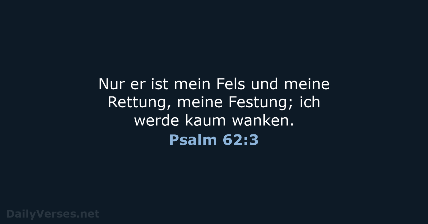 Psalm 62:3 - ELB