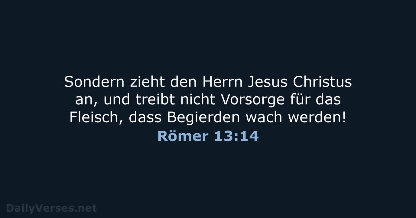 Römer 13:14 - ELB