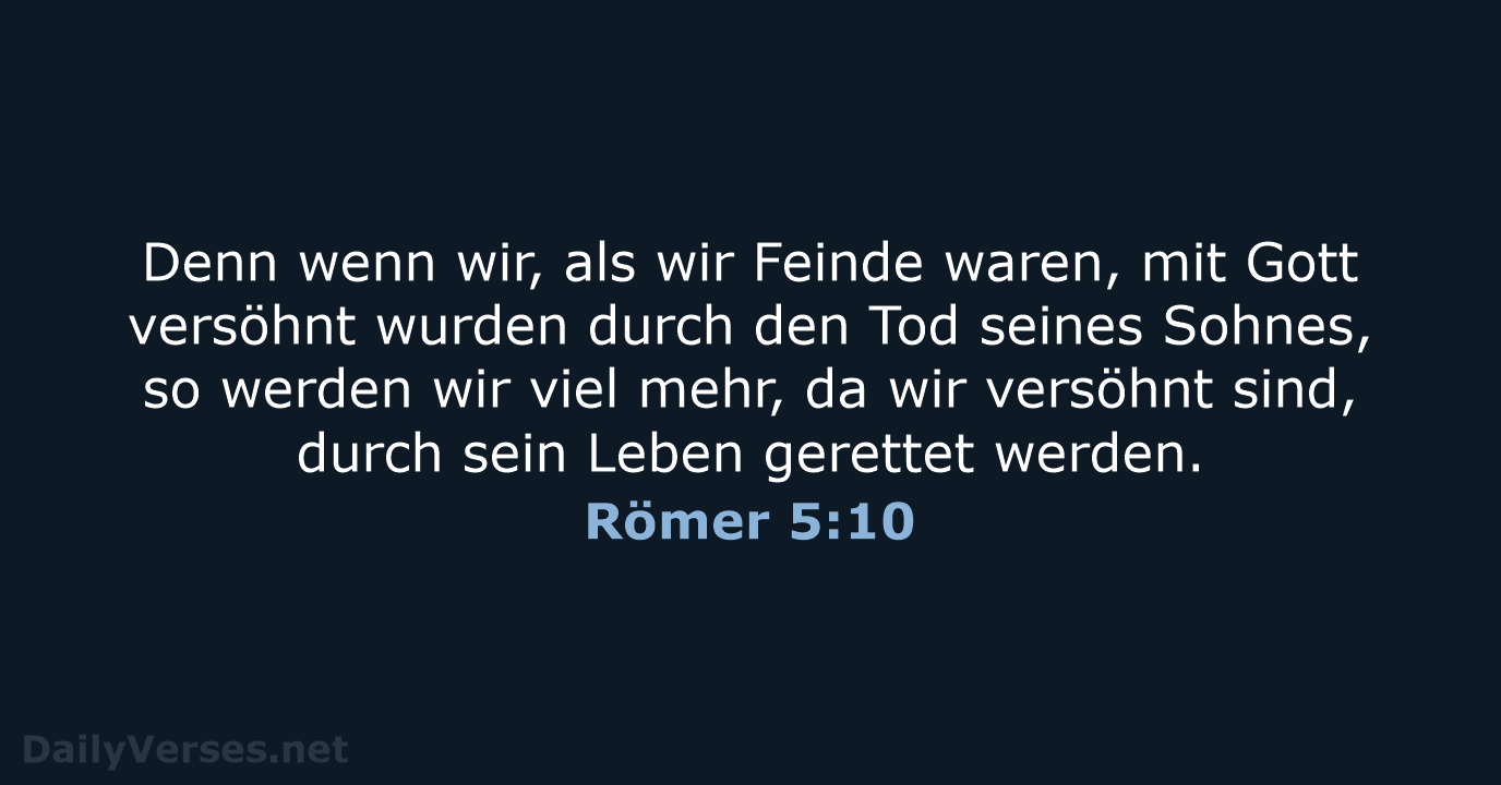 Römer 5:10 - ELB