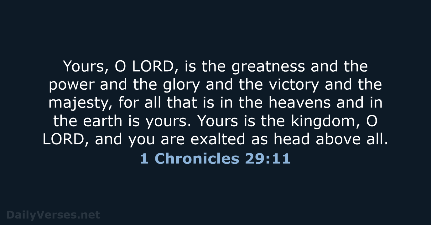 greatness of god