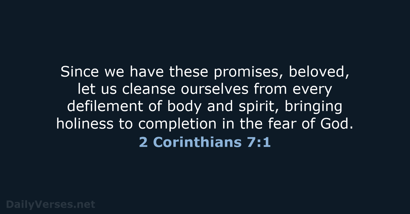 1 Corinthians 7 Vs 1 To 5