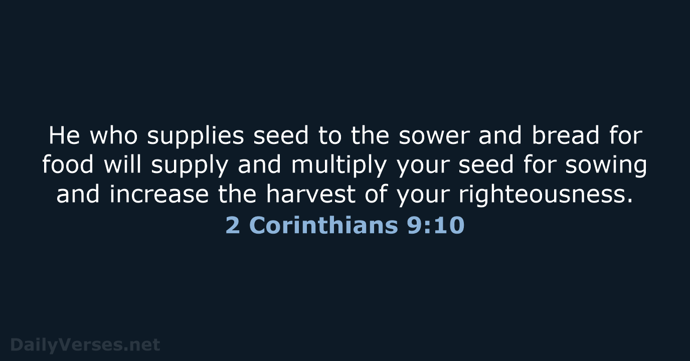 2 cor 9 esv