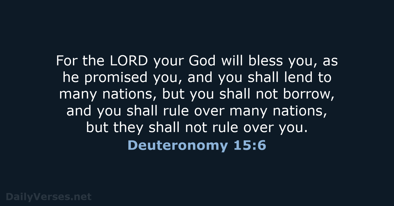 deuteronomy 15 7 8 esv