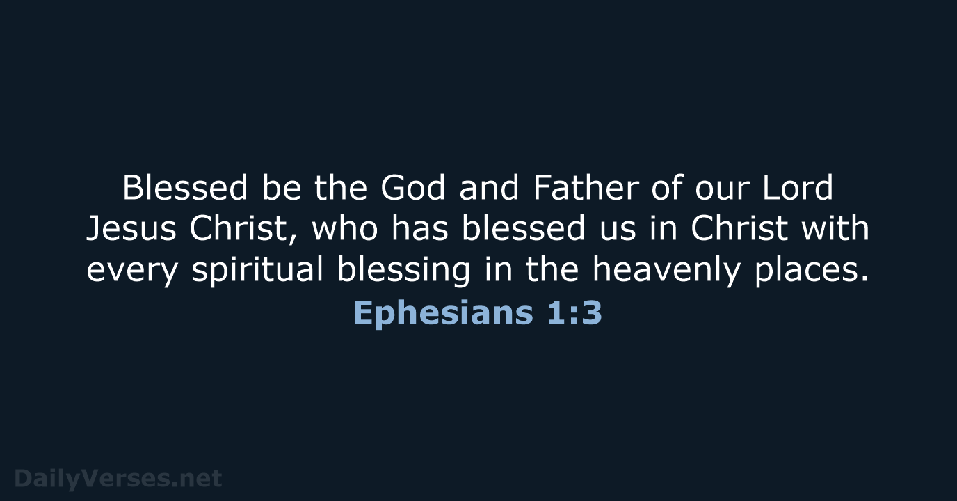 ephesians 1 3 5 esv