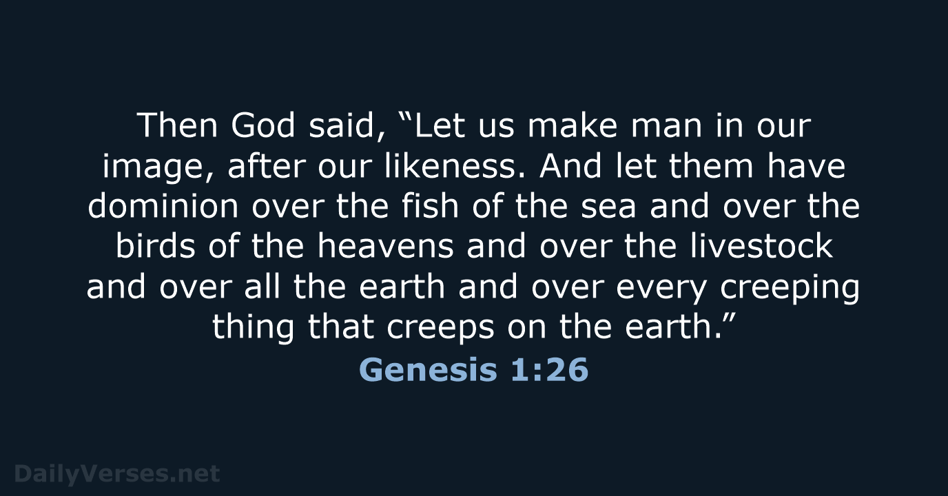 Genesis 1 26 Bible Verse ESV DailyVerses