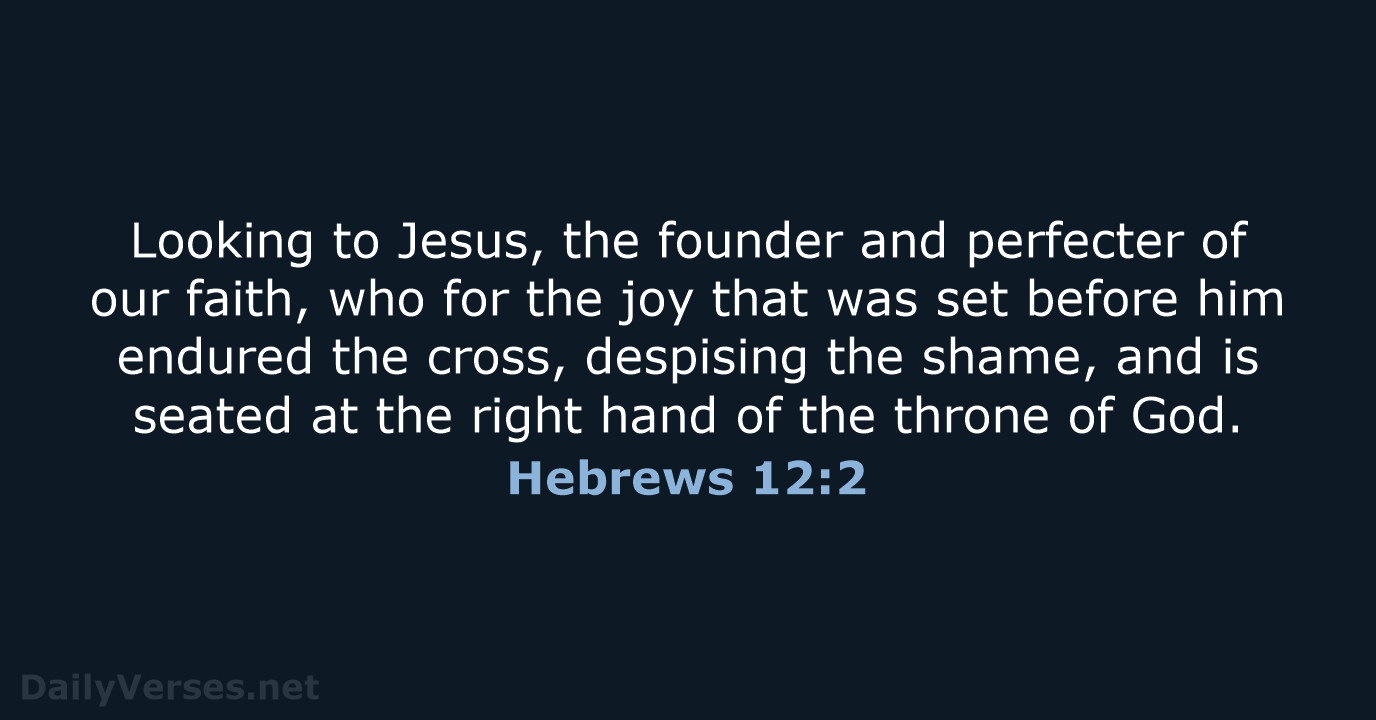 Hebrews 12 2 Bible Verse ESV DailyVerses