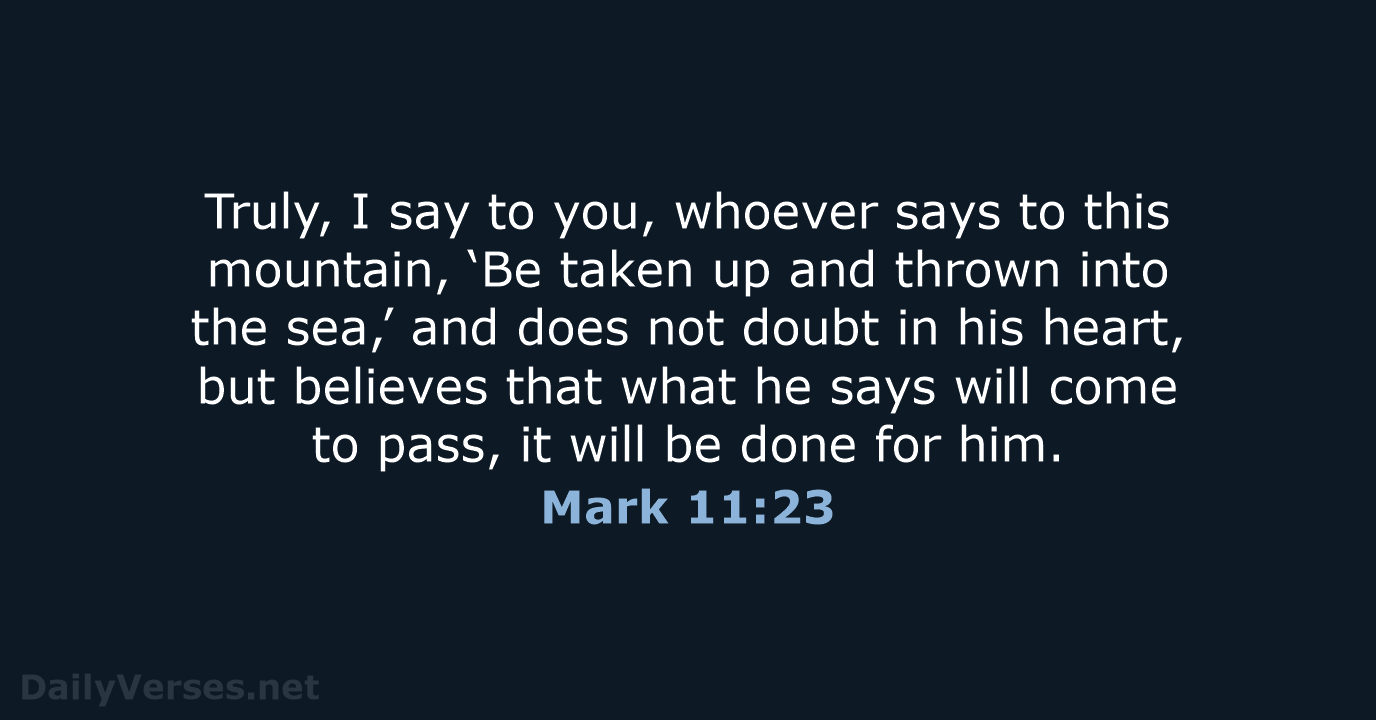Mark 11 ESV NRSV DailyVerses