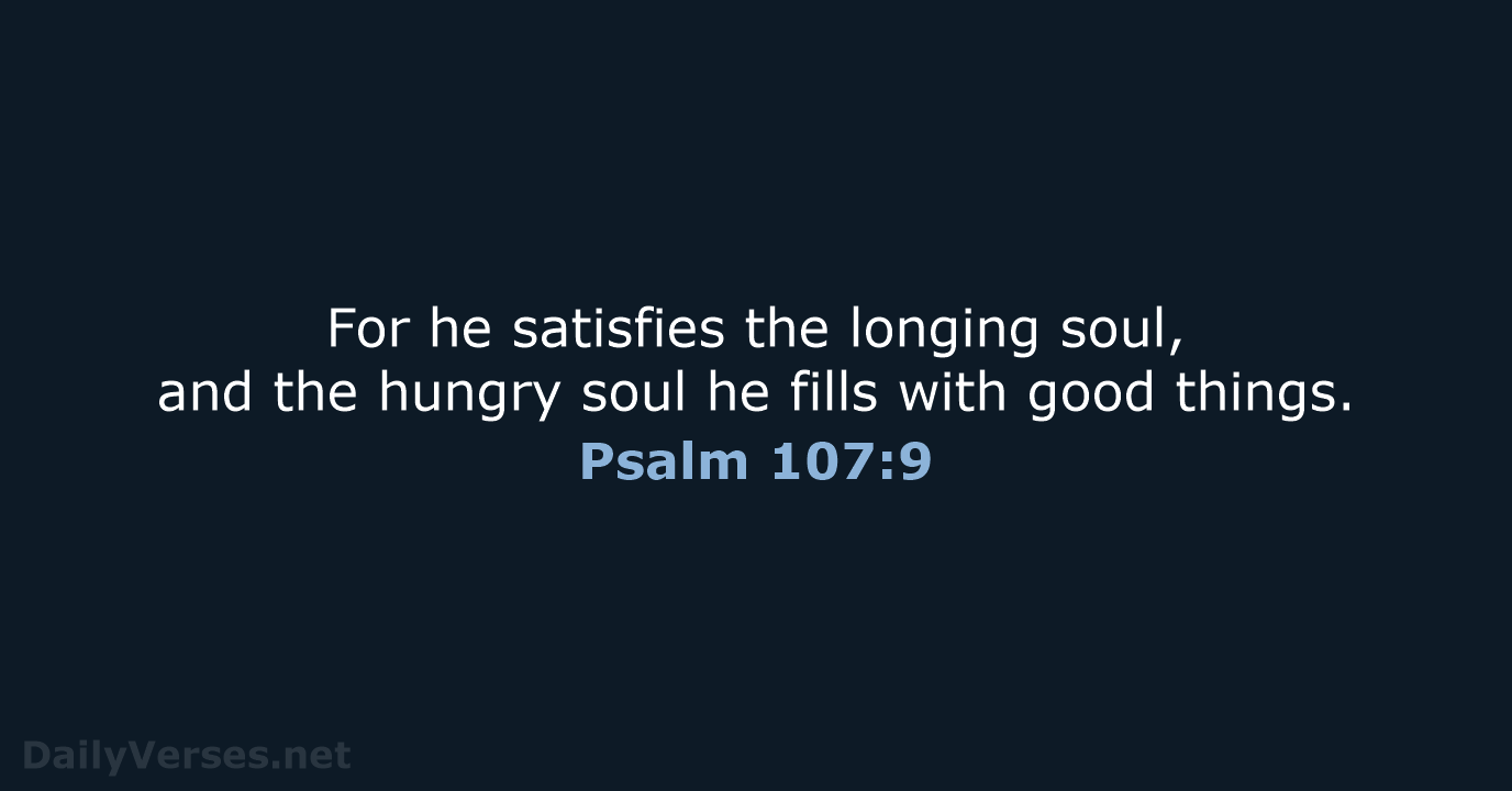 food for the soul bible verse