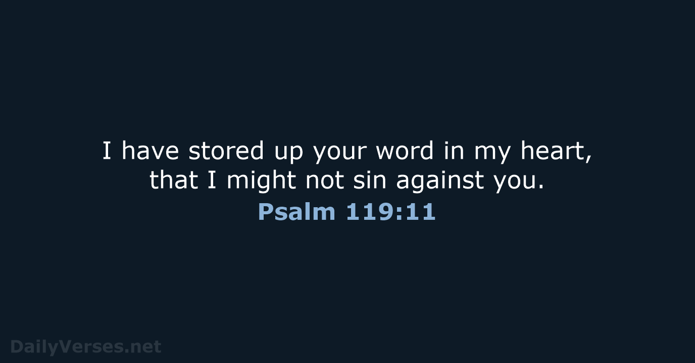 Psalm 119 11 Bible Hub