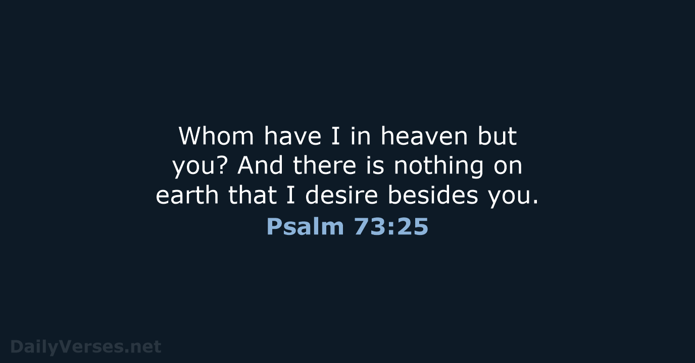 Psalm 73 ESV NLT DailyVerses