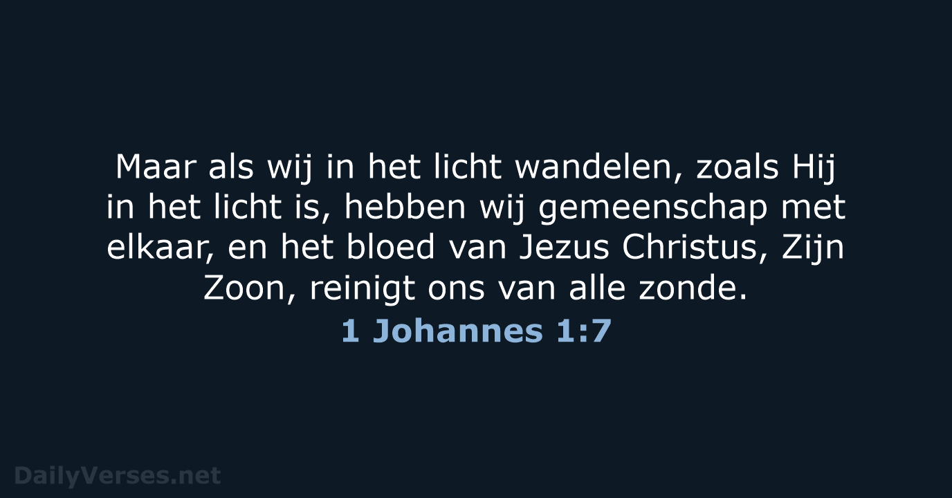 1 Johannes 1:7 - HSV