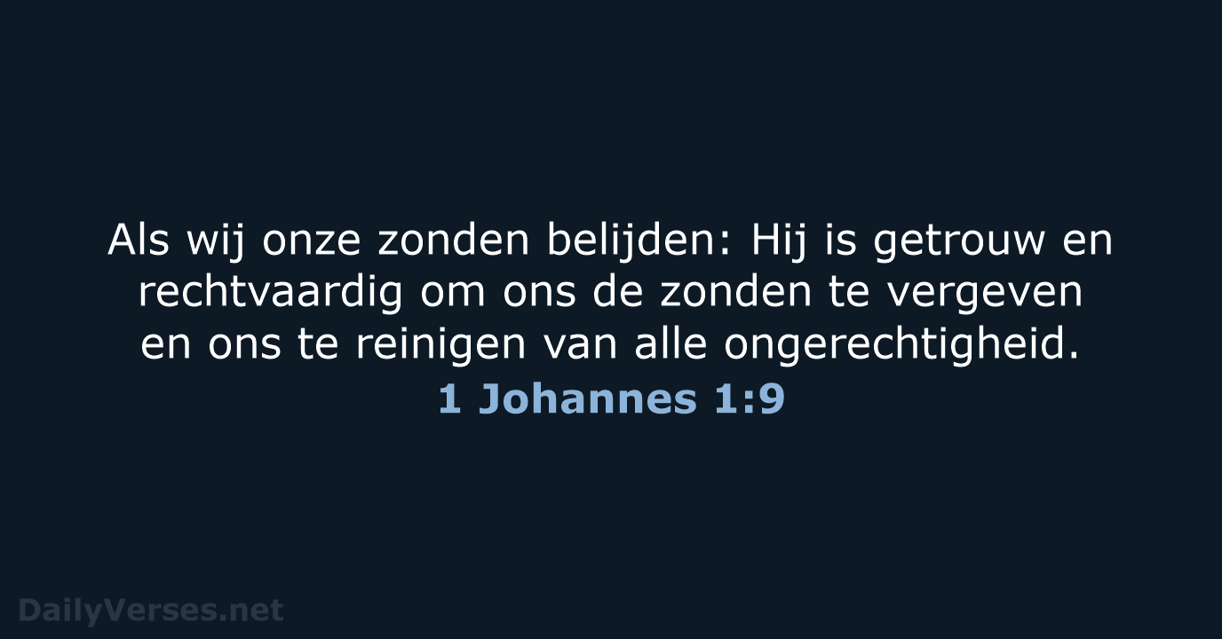 1 Johannes 1:9 - HSV