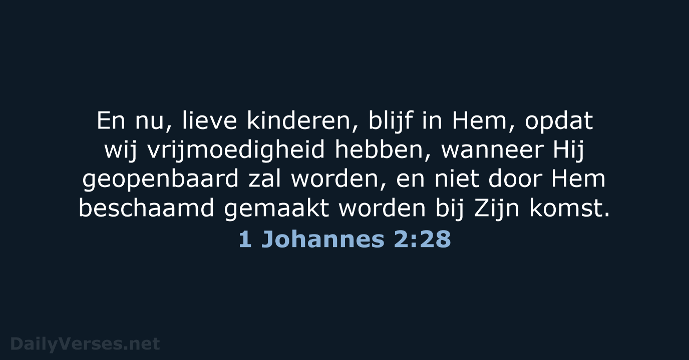 1 Johannes 2:28 - HSV