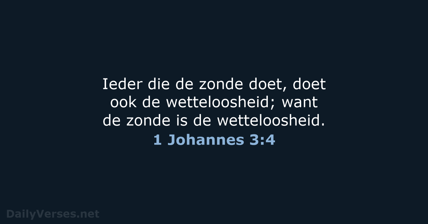 1 Johannes 3:4 - HSV