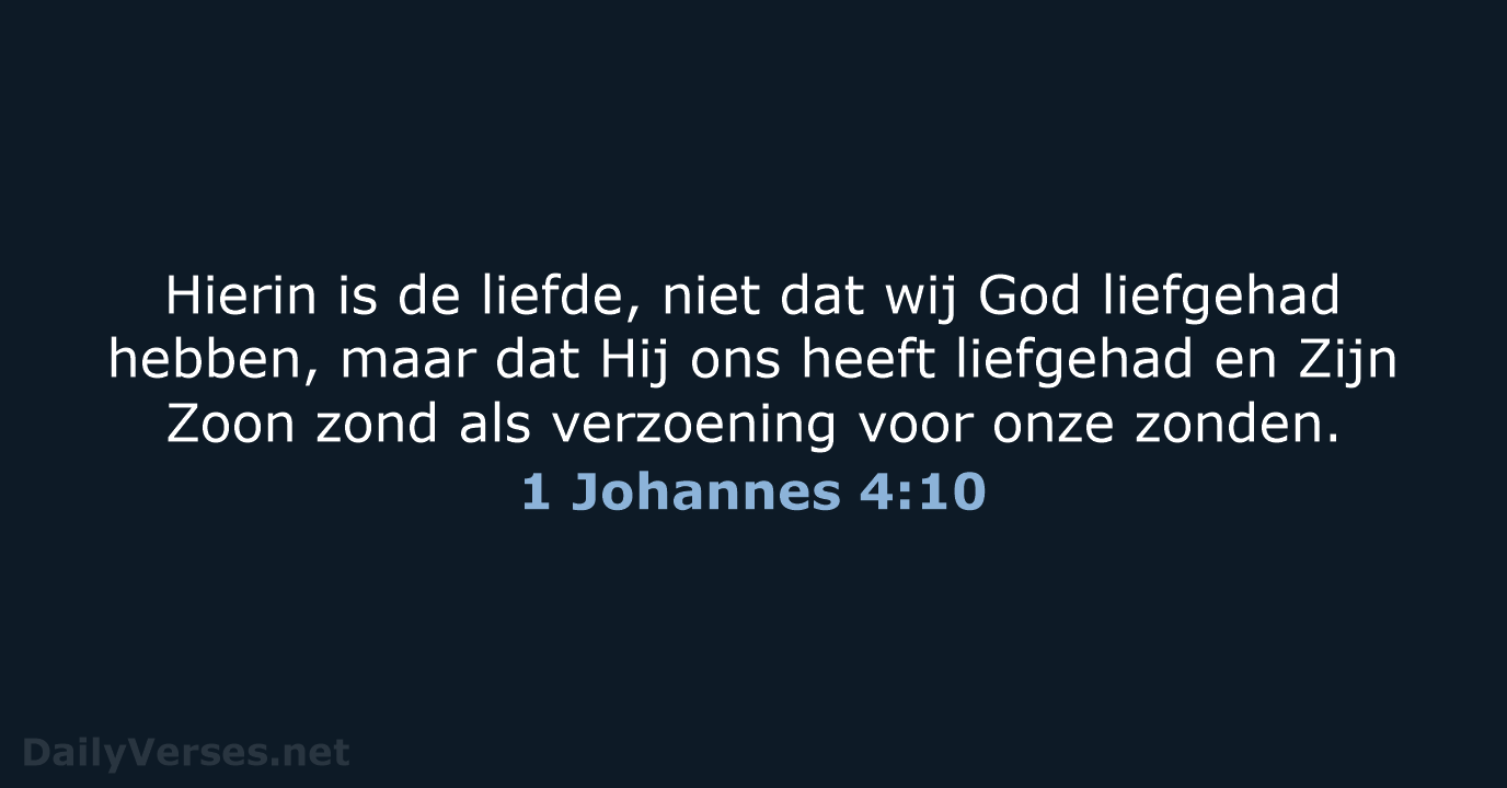 1 Johannes 4:10 - HSV