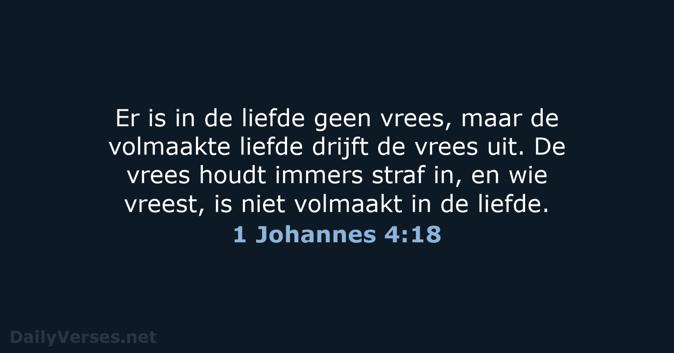 1 Johannes 4:18 - HSV