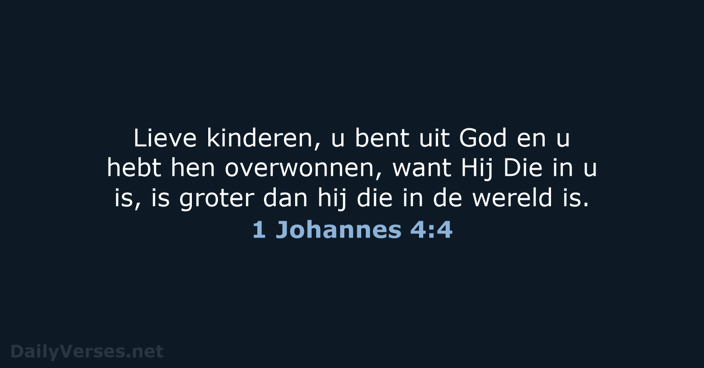 1 Johannes 4:4 - HSV