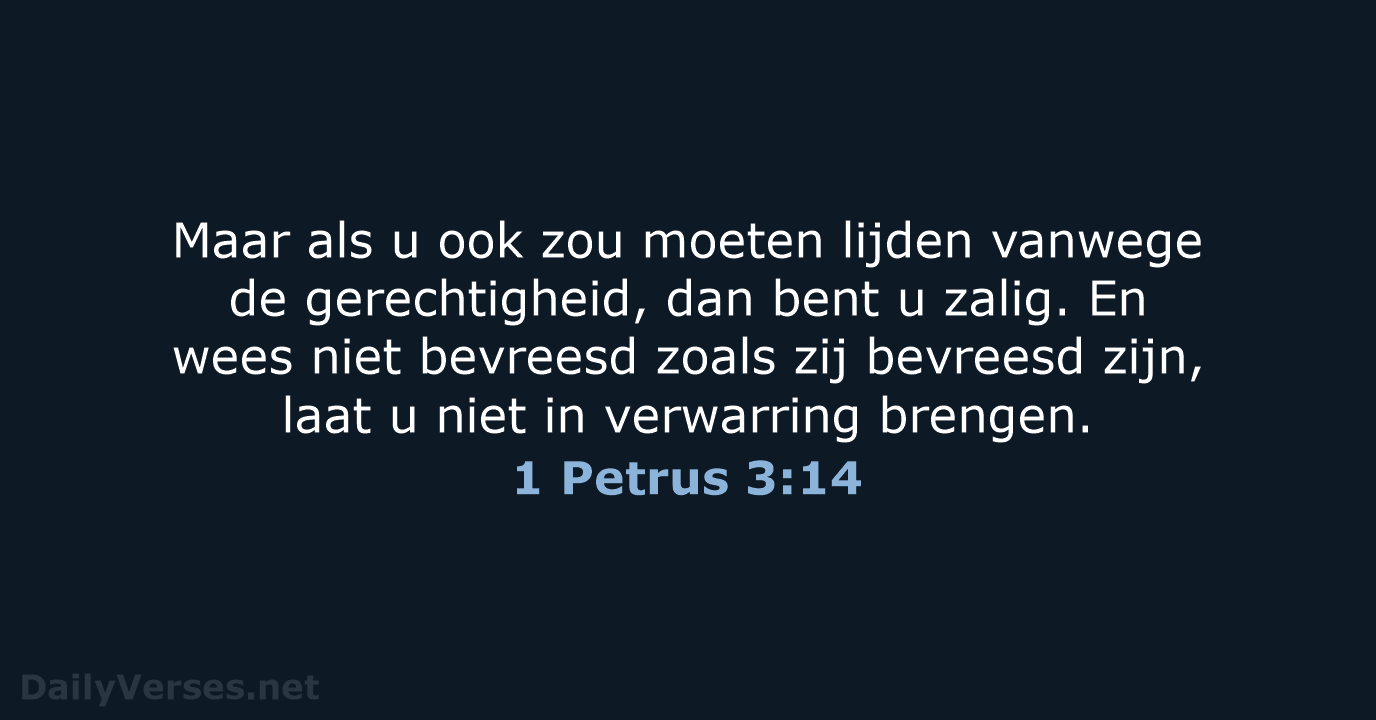 1 Petrus 3:14 - HSV