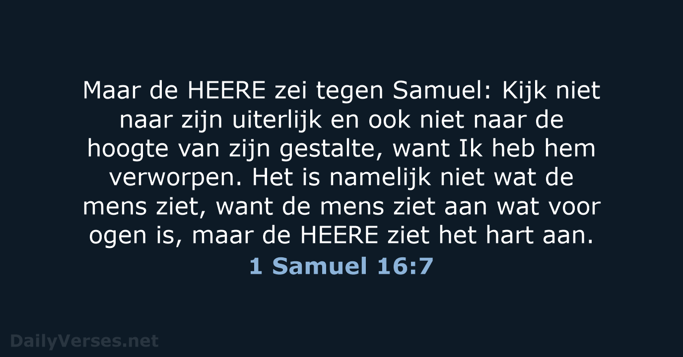 1 Samuel 16:7 - HSV