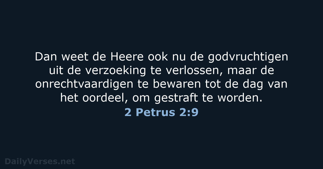 2 Petrus 2:9 - HSV