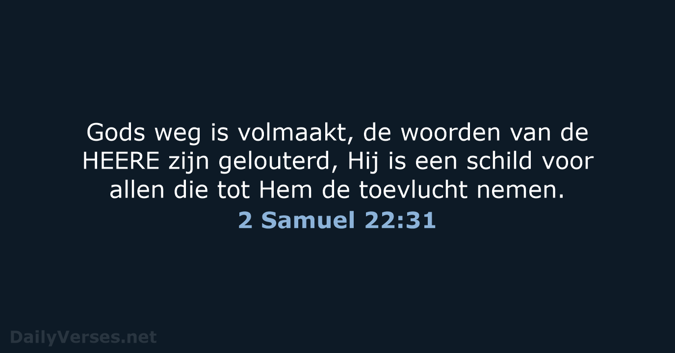 2 Samuel 22:31 - HSV