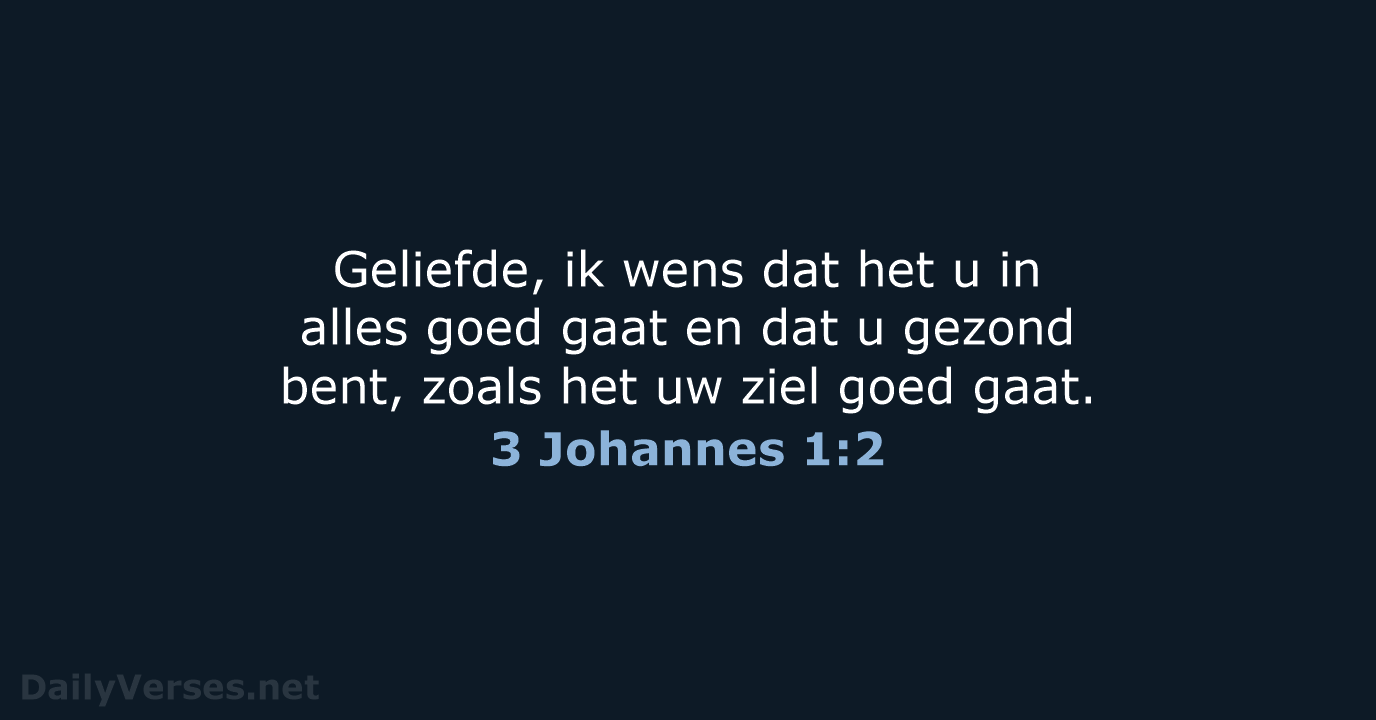 3 Johannes 1:2 - HSV