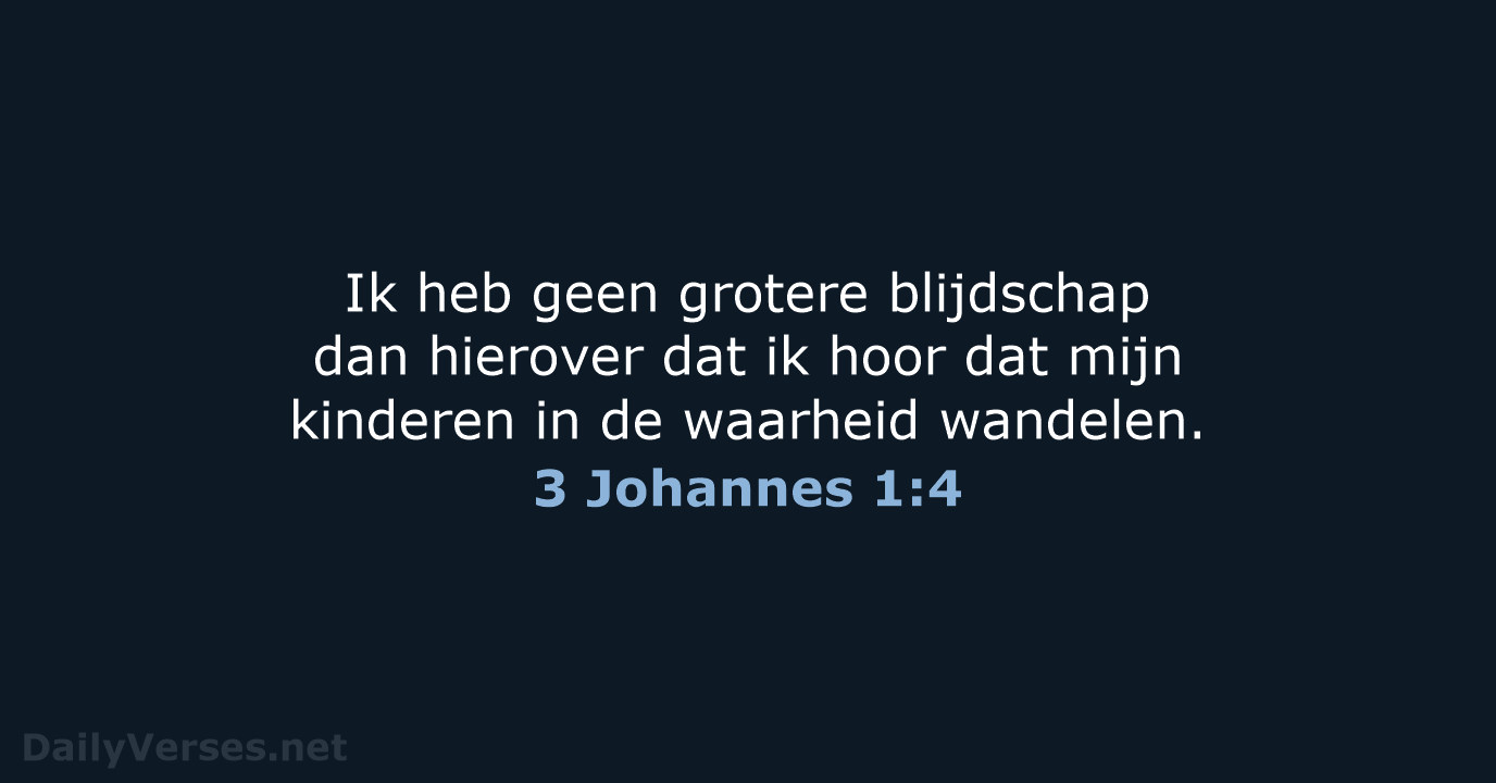 3 Johannes 1:4 - HSV